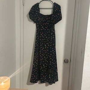 Long floral dress